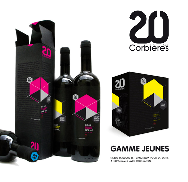 Packaging / Etiquettes 20 de Corbires