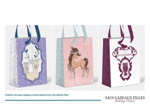 Design Sac Cadeau Fille