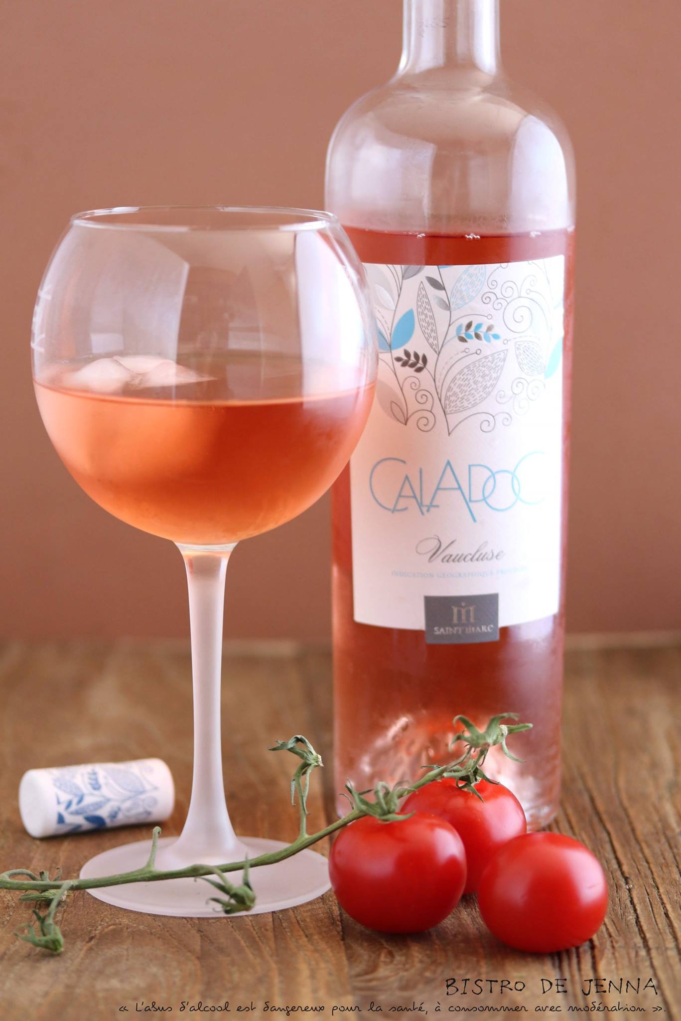 Création étiquette d'un vin sans soif
