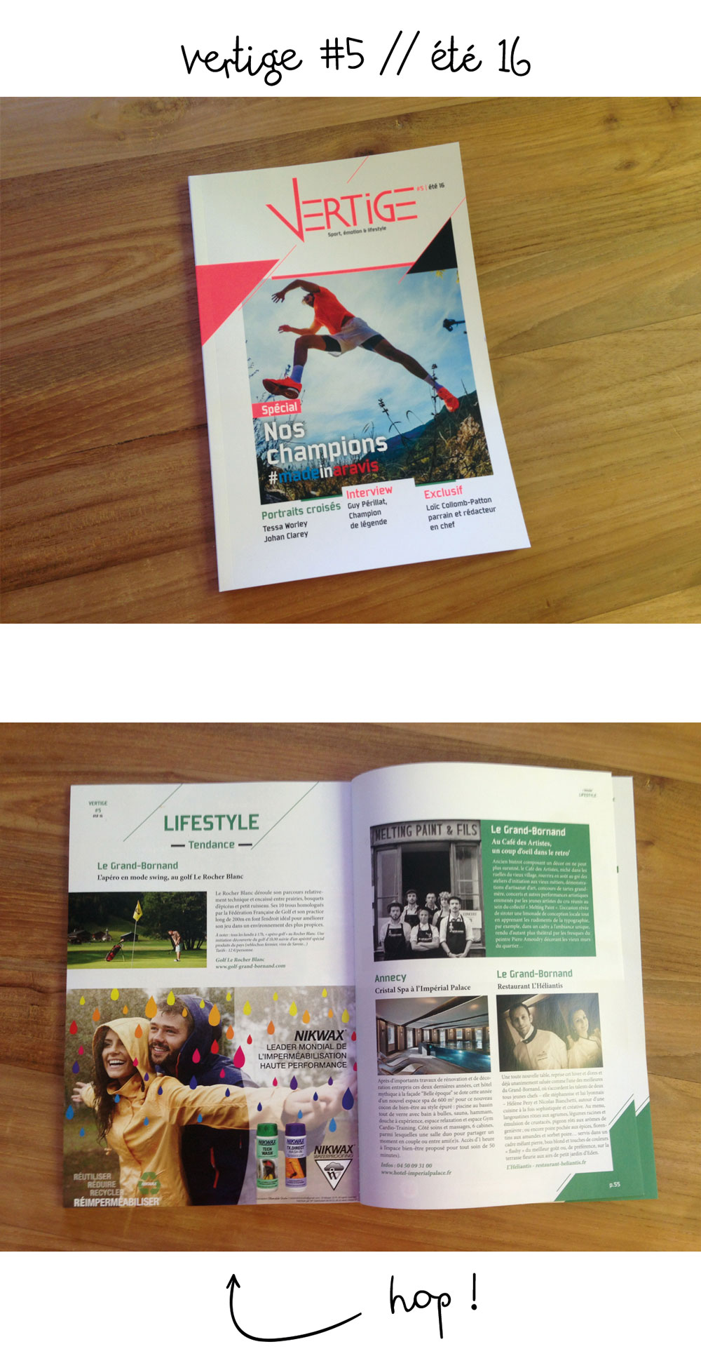 Publicité Nikwax // Magazine Vertige