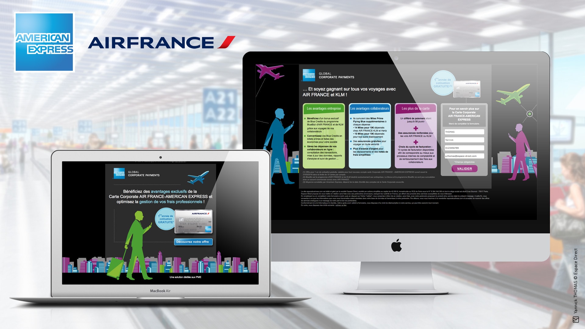 AMERICAN EXPRESS / AIR FRANCE - E-mailing + Landing page