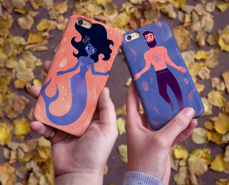 Illustrations pour coques de téléphone
