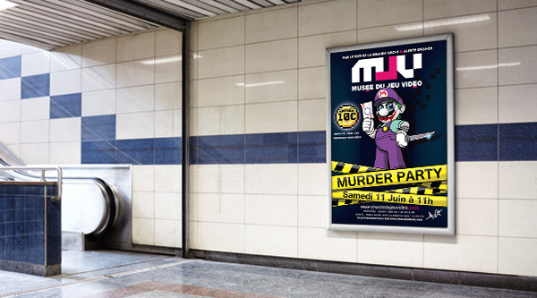 Affiche Musée du jeu vidéo