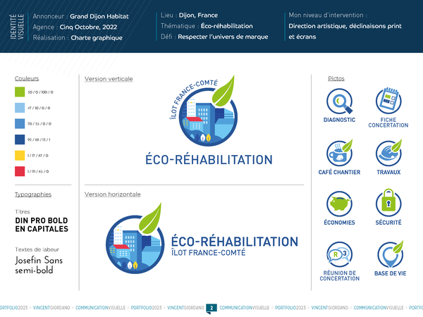 Charte graphique pour un programme de logements