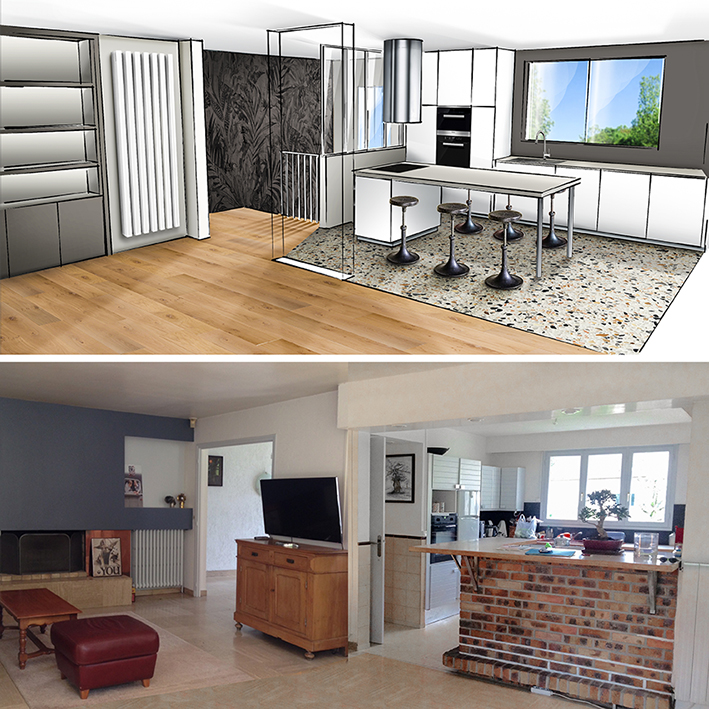 Projet rénovation cuisine Val-de-Marne