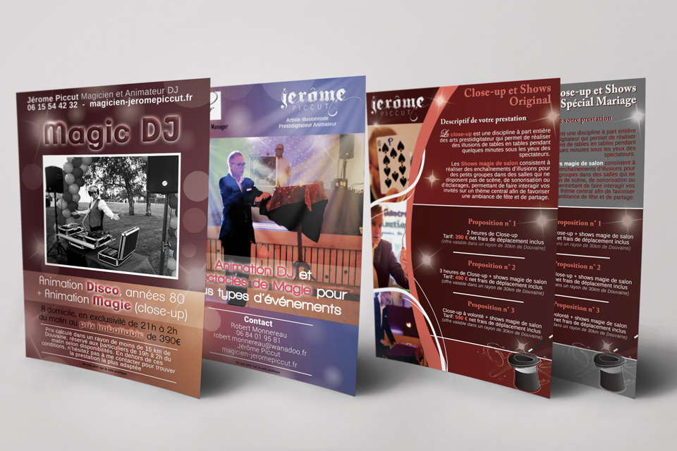 Plaquettes et flyers