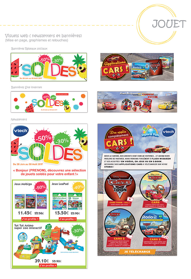Visuels web ( bannières, visuels réseaux sociaux, newsletters)