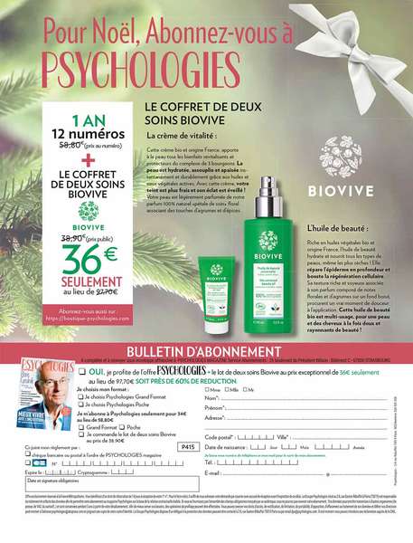 Page Autopromotion Abonnement N° 415