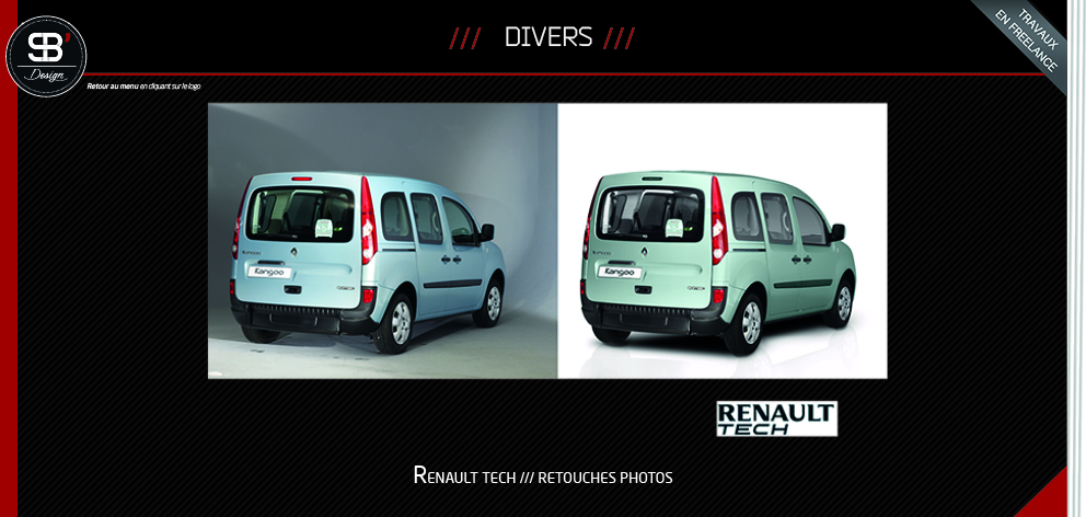 Retouche photos pour Renault Tech