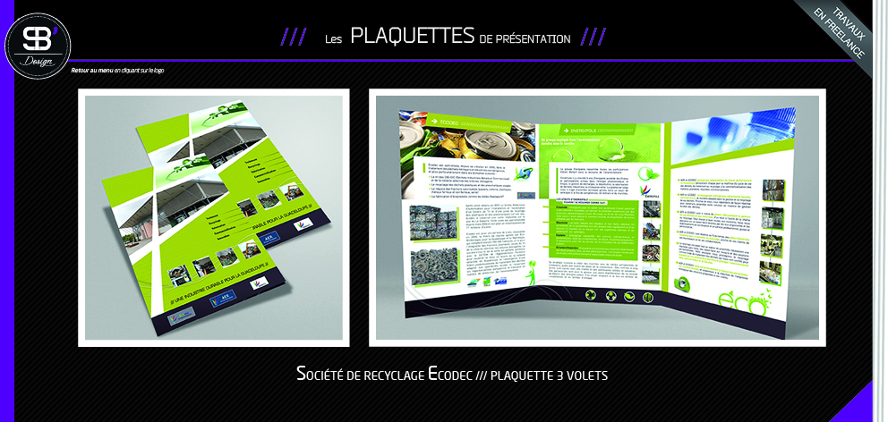 Plaquette de présentation Ecodec