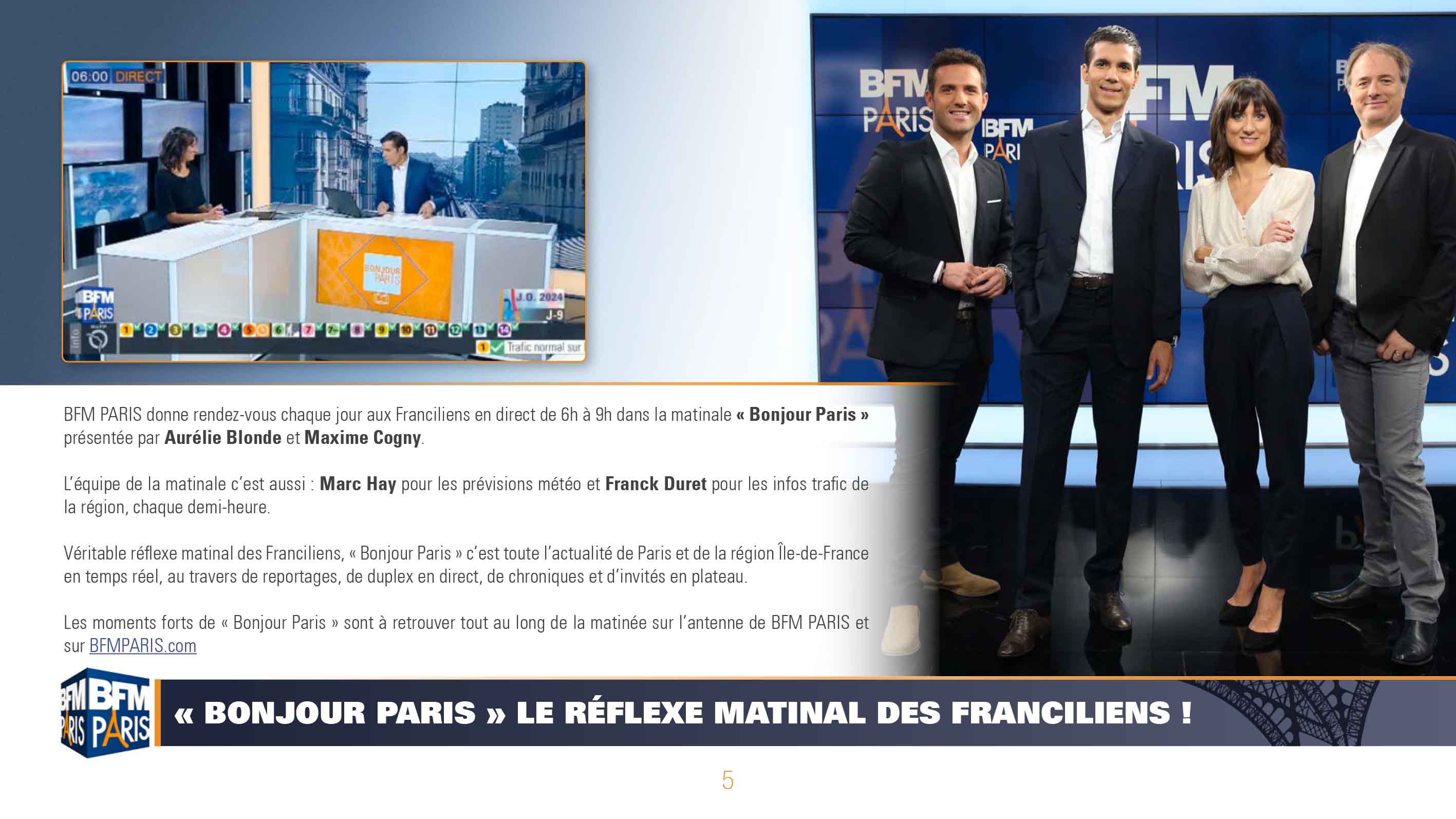 BFM Paris - Plaquette E-mailing PDF