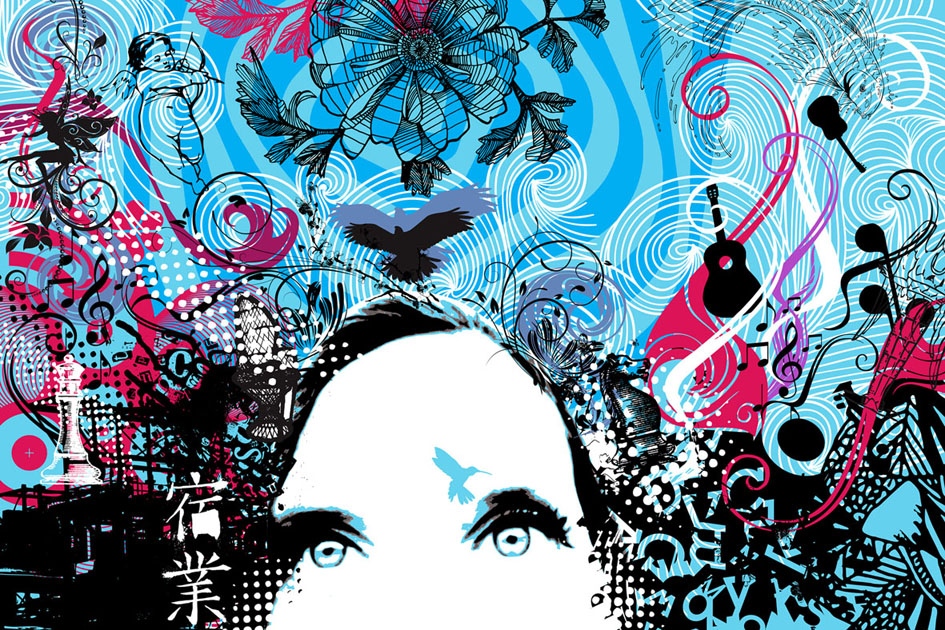 Illustration récente (Autoportrait)