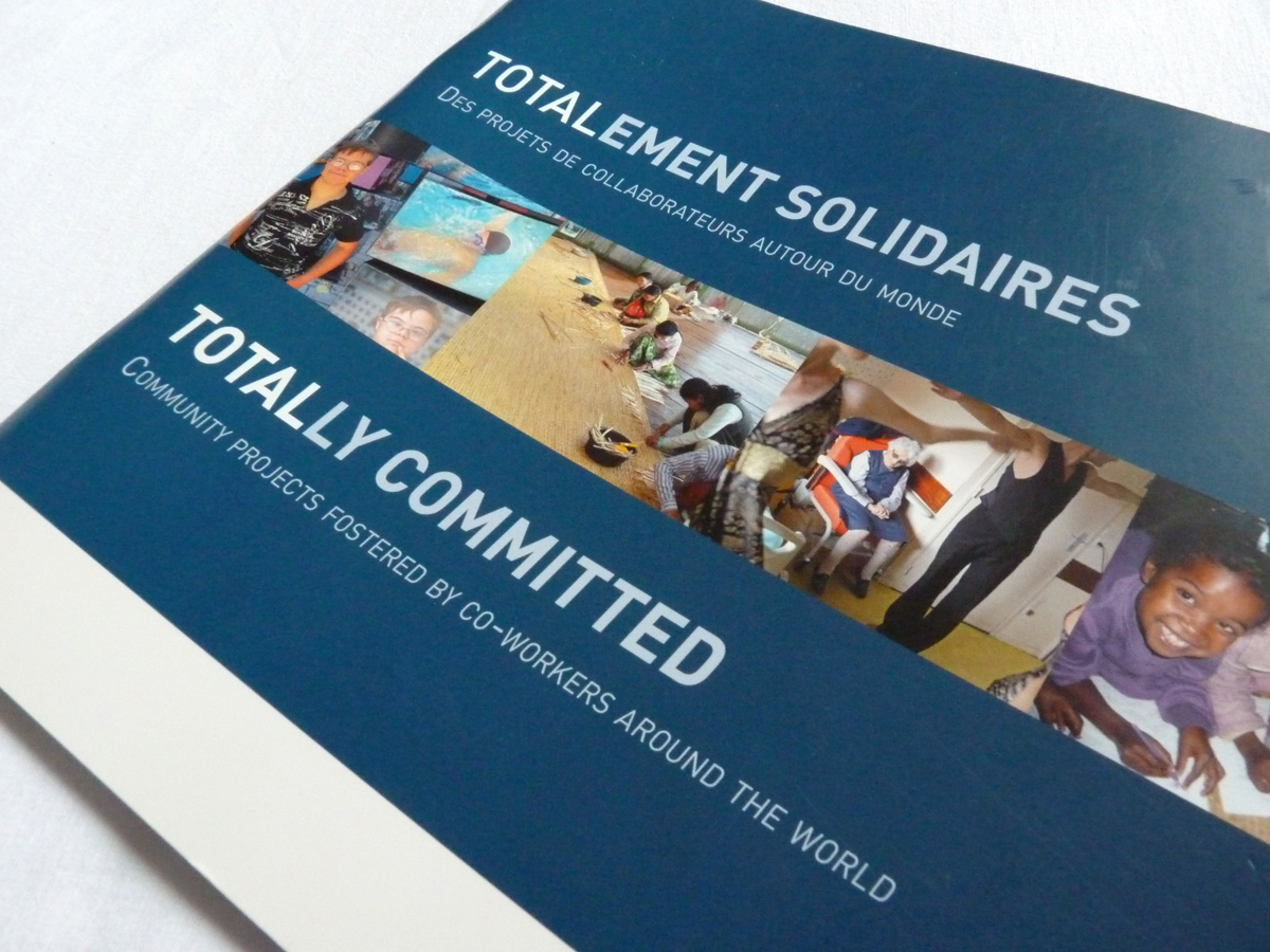 Fondation Total / recueil (dtail, couverture)
