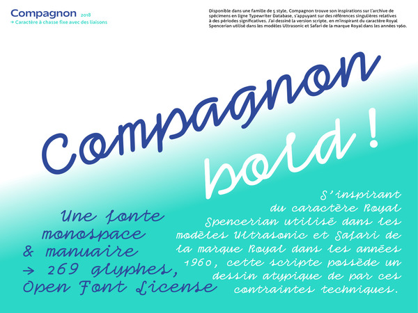 Compagnon : Caractre  chasse fixe avec des liaisons - 1