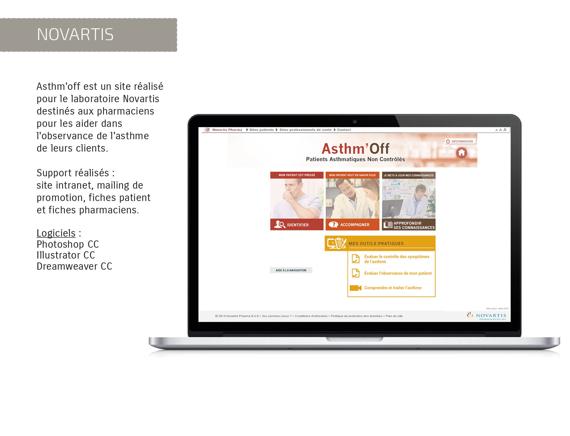 Site internet Novartis