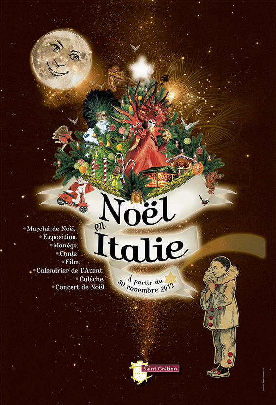 Mairie de Saint-Gratien // Campagne noël // Affiches / Programme / Flyer / Invit