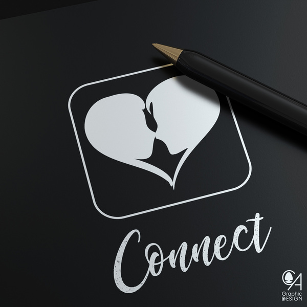 Logo " App Dating " (Illustrator)