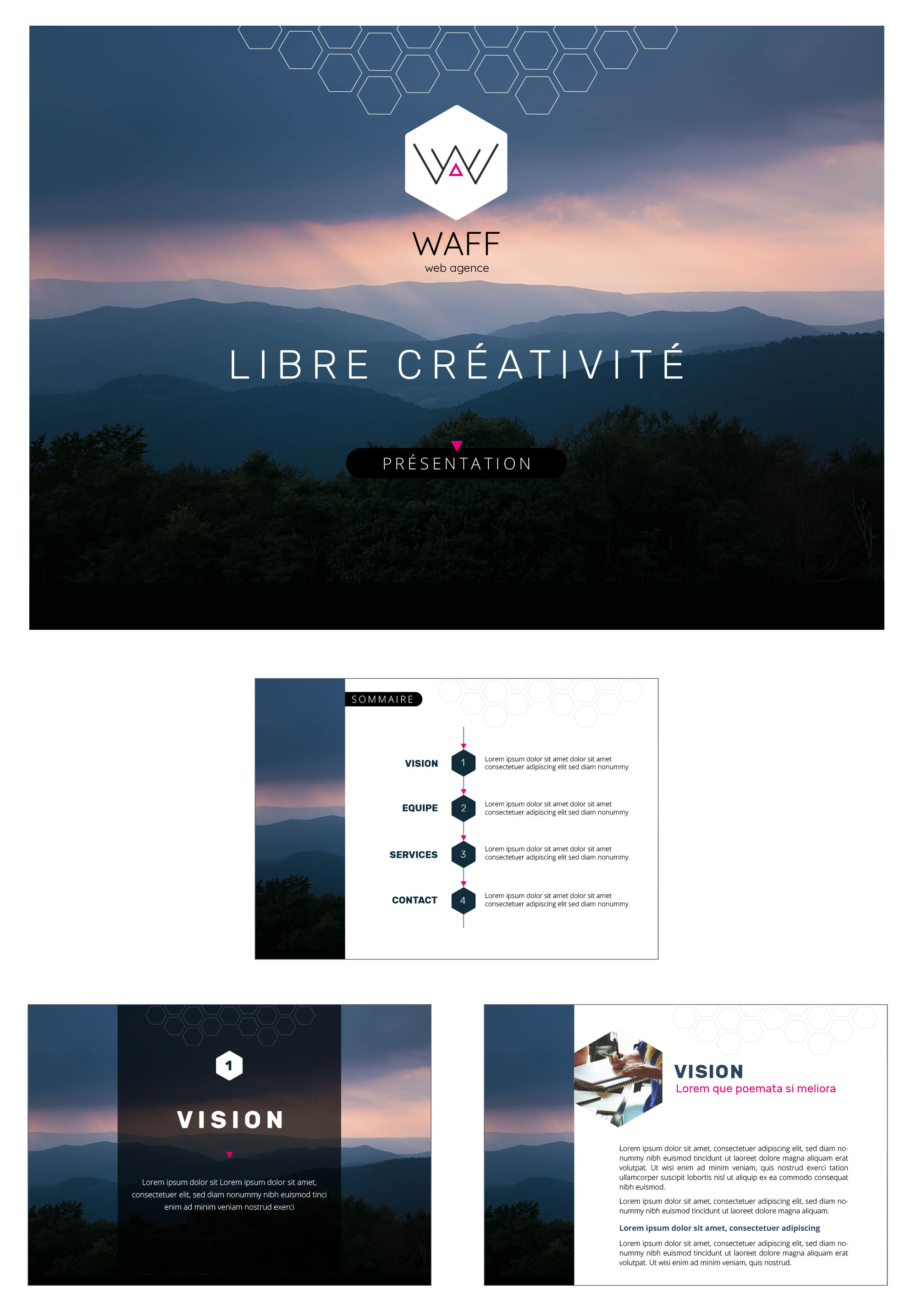 Identité visuelle & Template Powerpoint