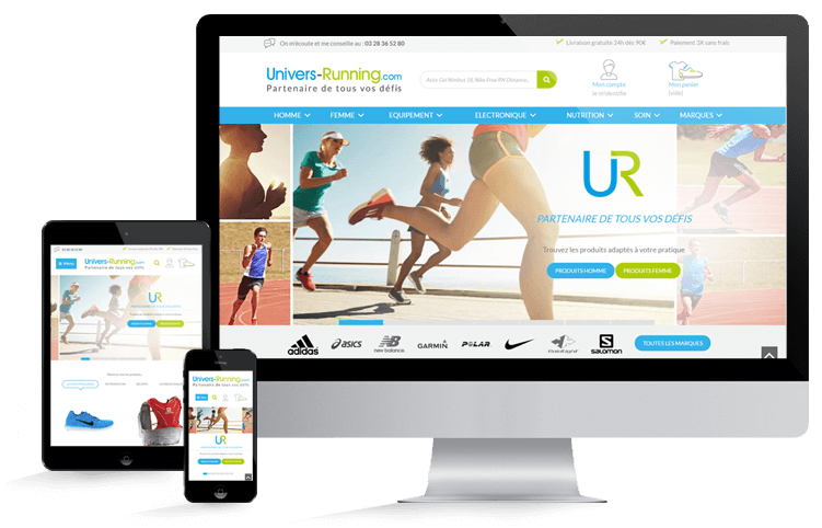 Site e-commerce Univers Running