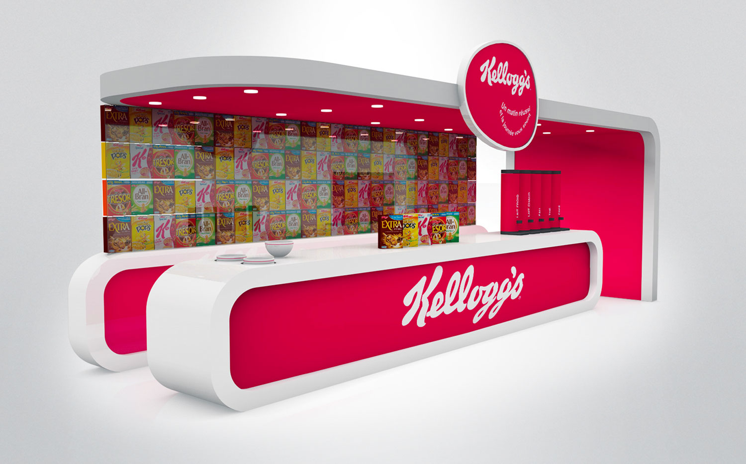 Design de stand pour Kellogg's