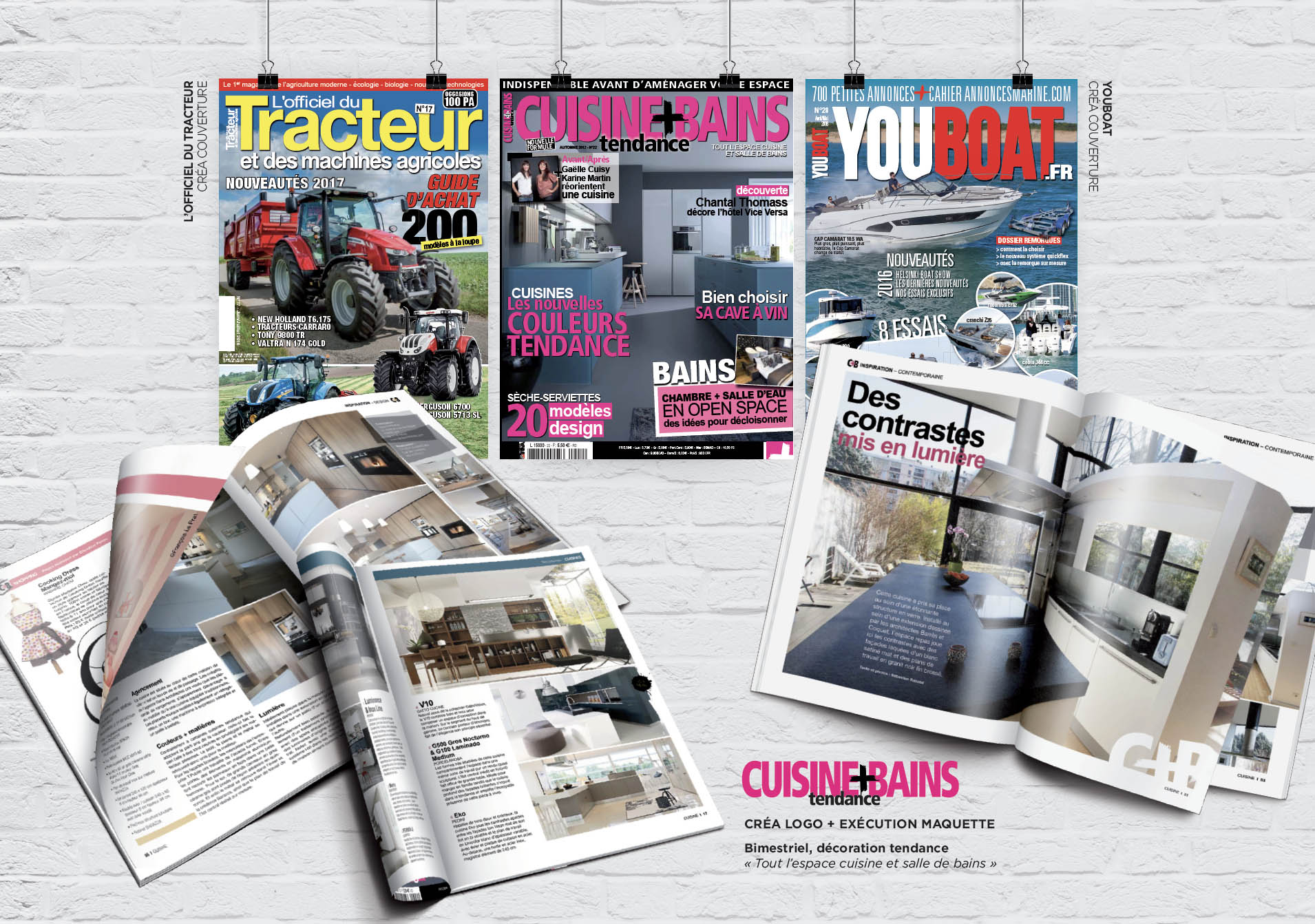 Presse Déco - Cuisine Tendance + Bains