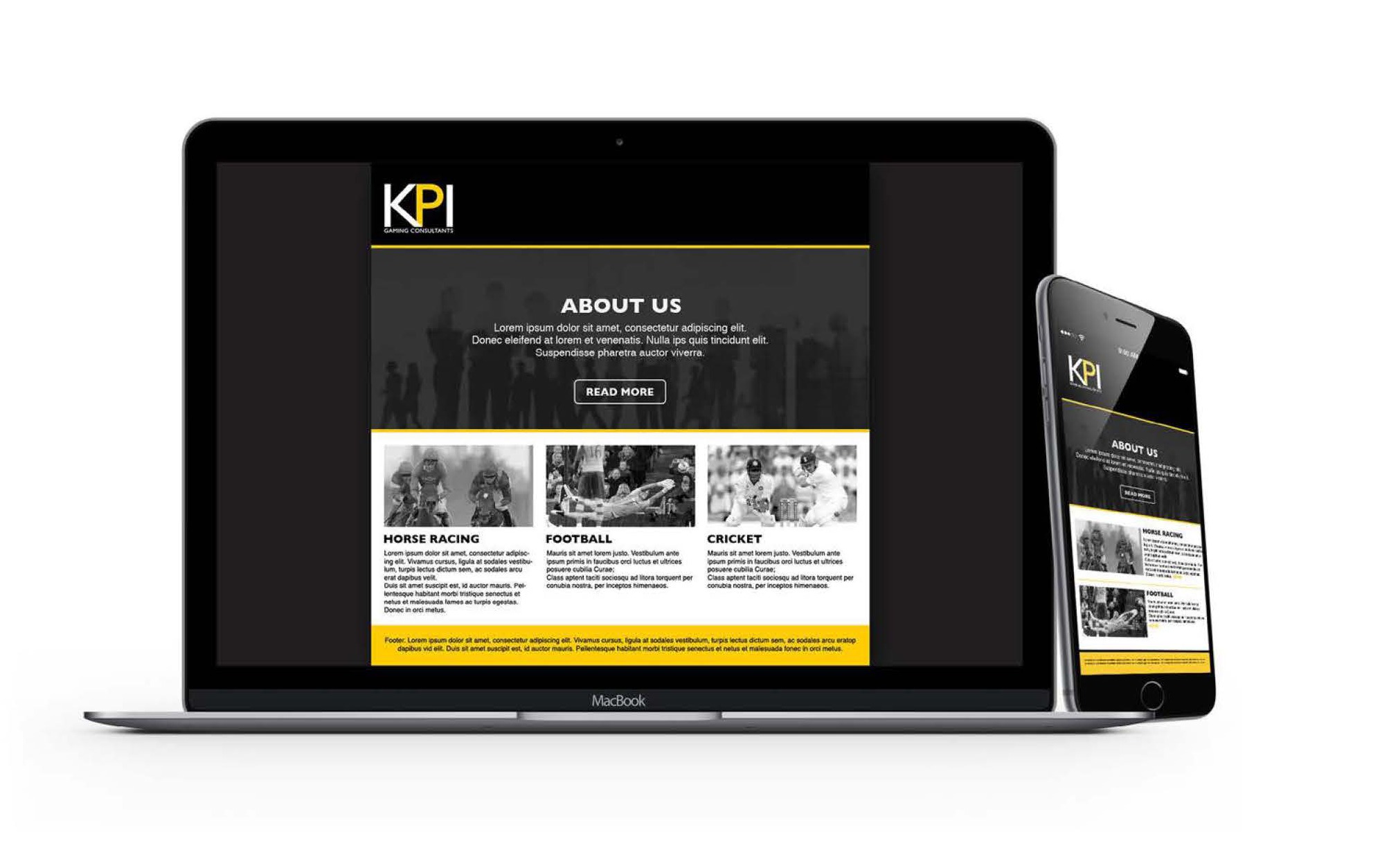 Design de site internet  / KPI / Ux design