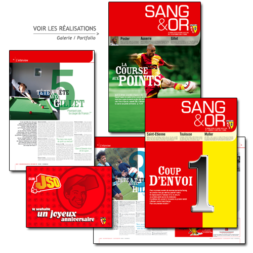 Mise en page RC Lens