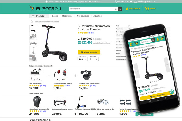 Web design - Eleqtron