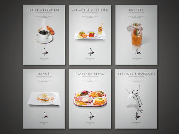 Fiches menus - Produits