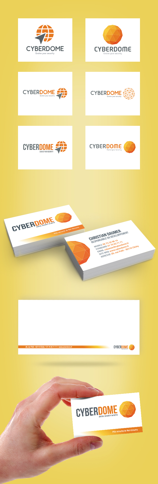 Identité visuelle : logo, carte de visite…