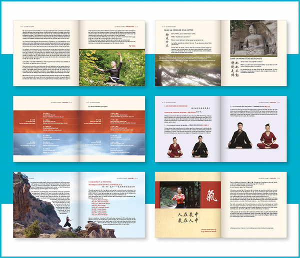 Mise en page intérieur "La voie du calme"