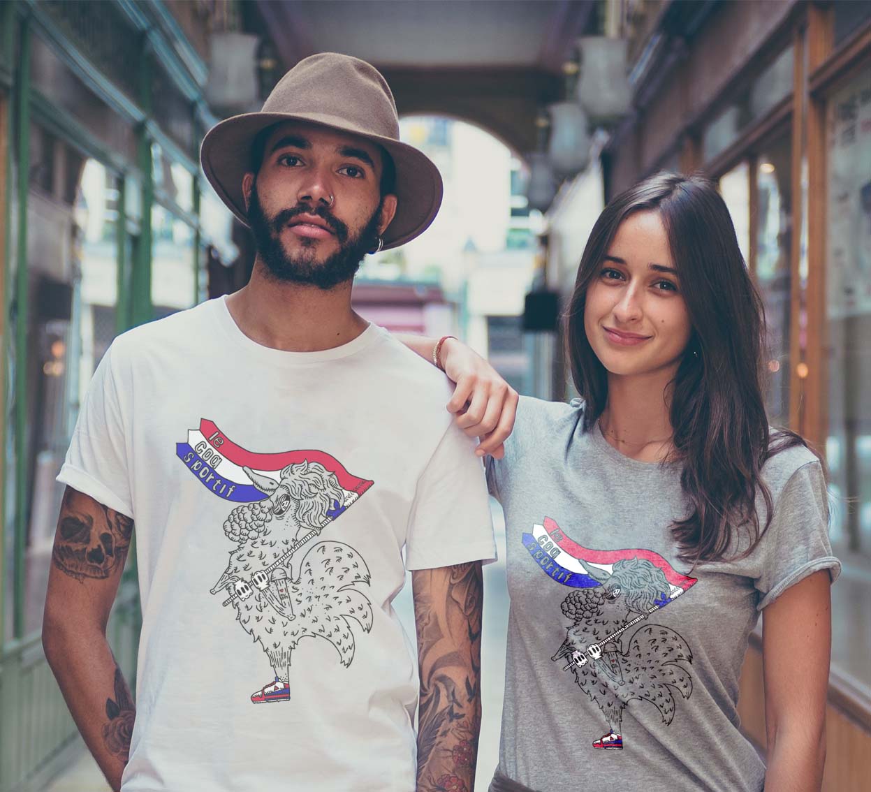 Illustration Tee-Shirt Le Coq Sportif