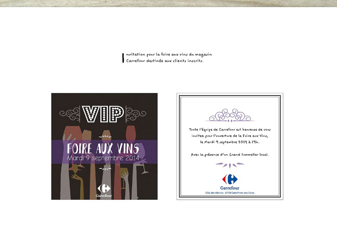 Invitation Foire aux Vins