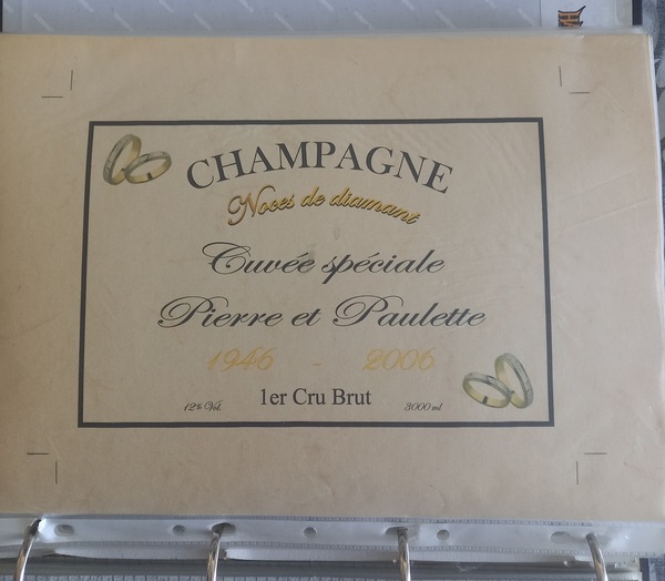 Étiquette bouteille