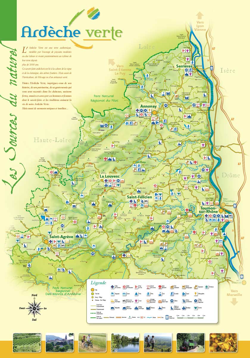 Carte Touristique - dépliant - packaging