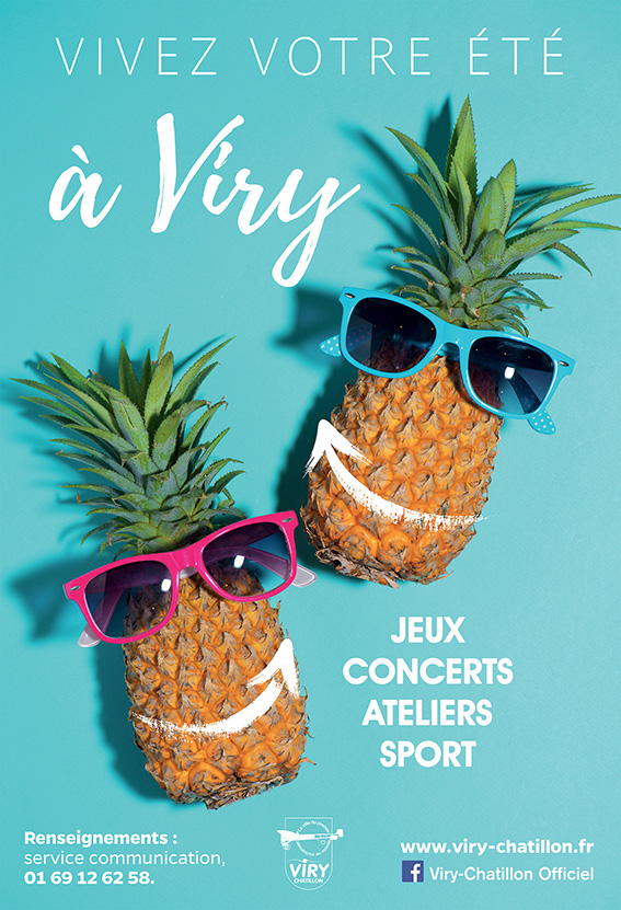 Affiche été à Viry Chatillon