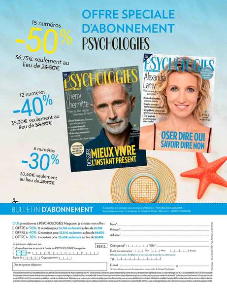 Page Autopromotion Abonnement 2 N° 412