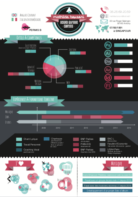 CV façon infographie
