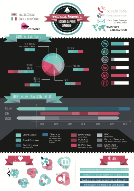 CV faon infographie