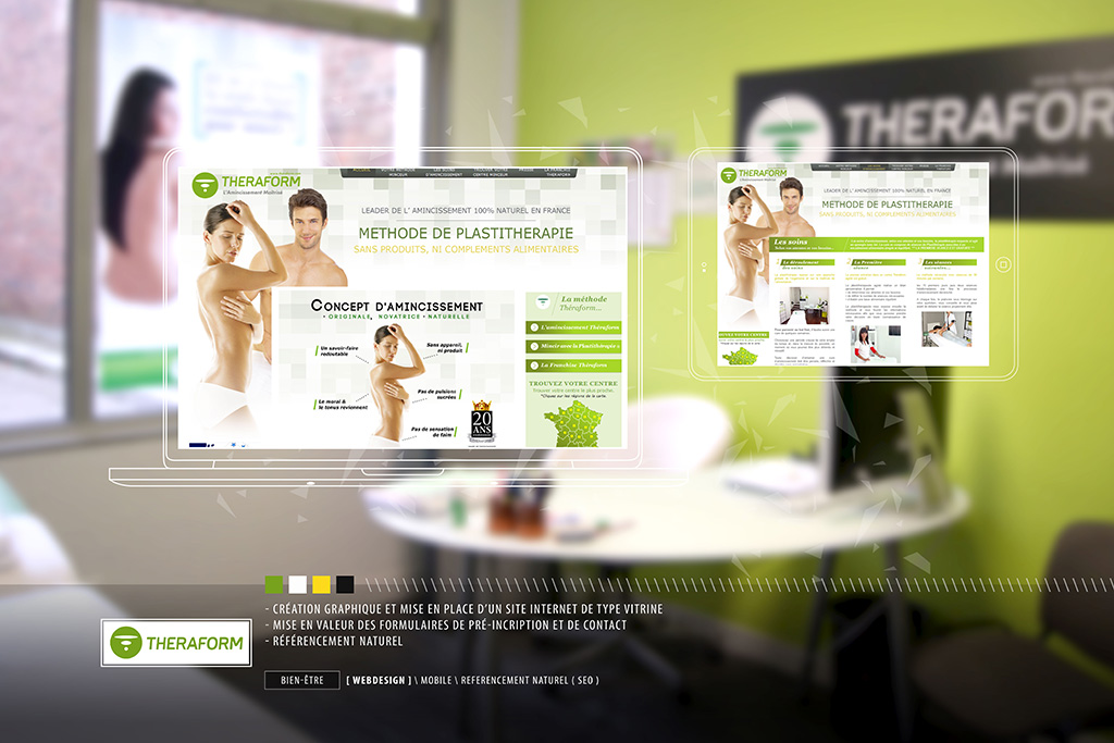 Webdesign + intégration HTML CSS