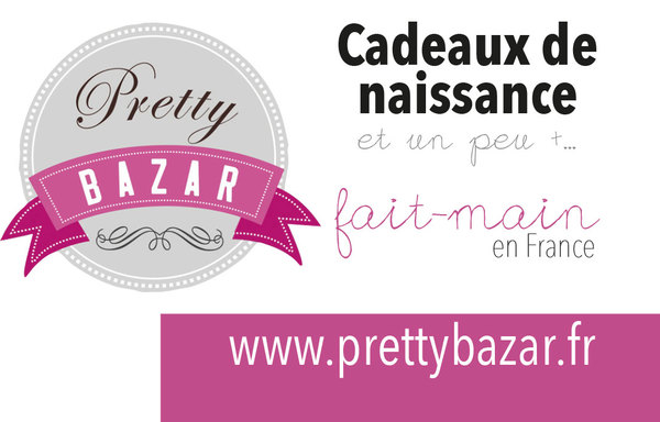 Carte de visite pour créateur d'accessoires faits-main pour bébé