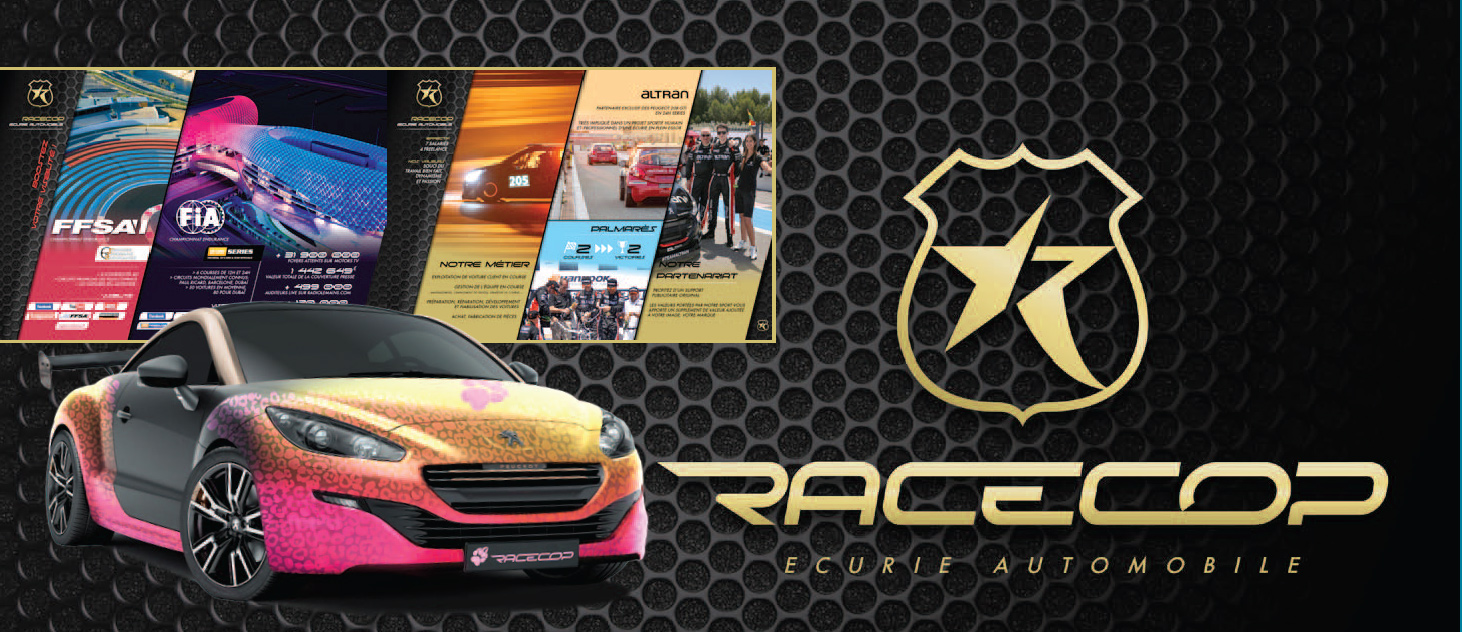 Logo + Livret A5 pour Racecop