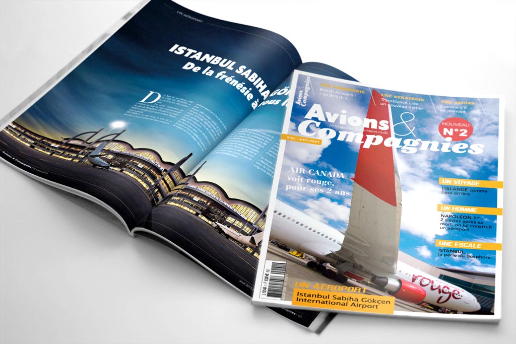 Création de charte graphique de magazine