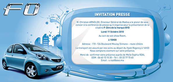 INVITATION F0 BYD
