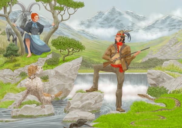 La bergère et le chasseur