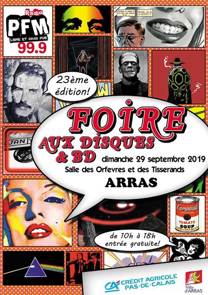 Foire aux disques et BD à Arras