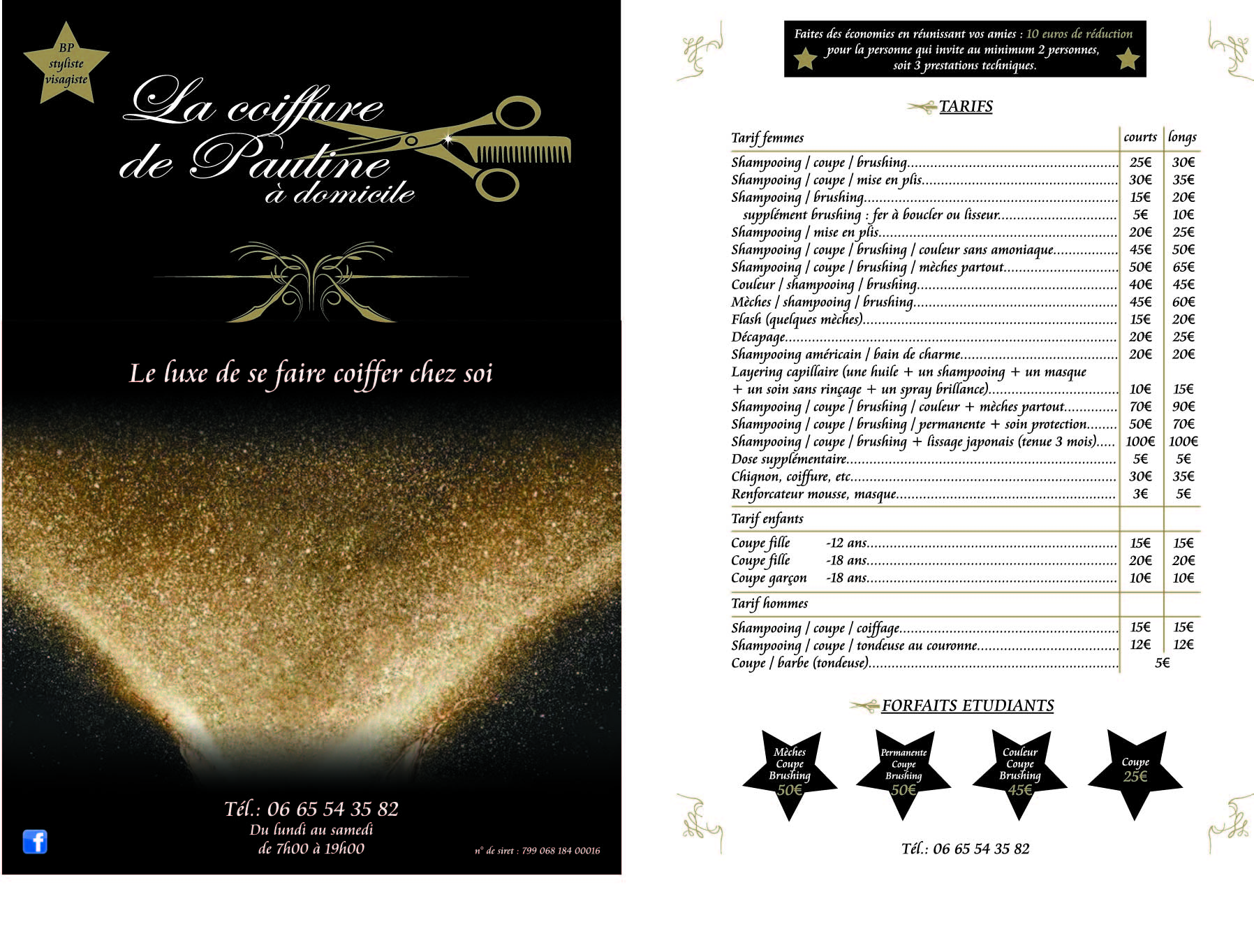 Flyer coiffure