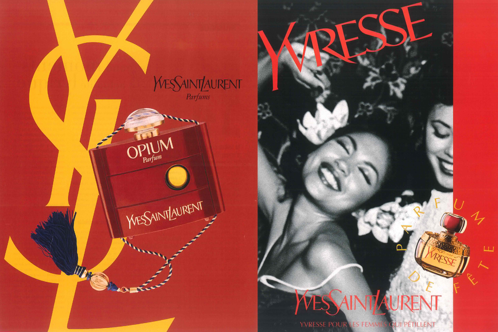Création simple page Yves Saint Laurent