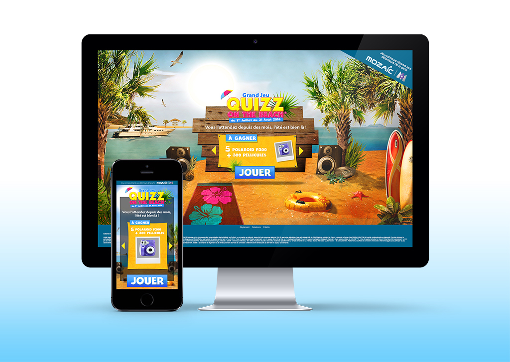 Jeu Concours M6 Mozaïc / Quizz on the Beach