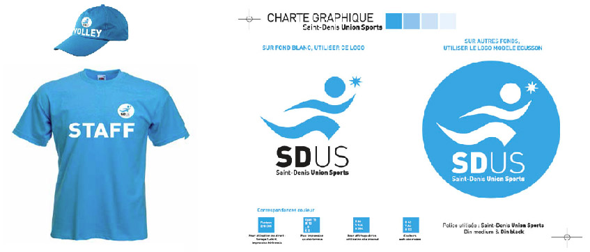 Charte graphique Saint-Denis Union Sports